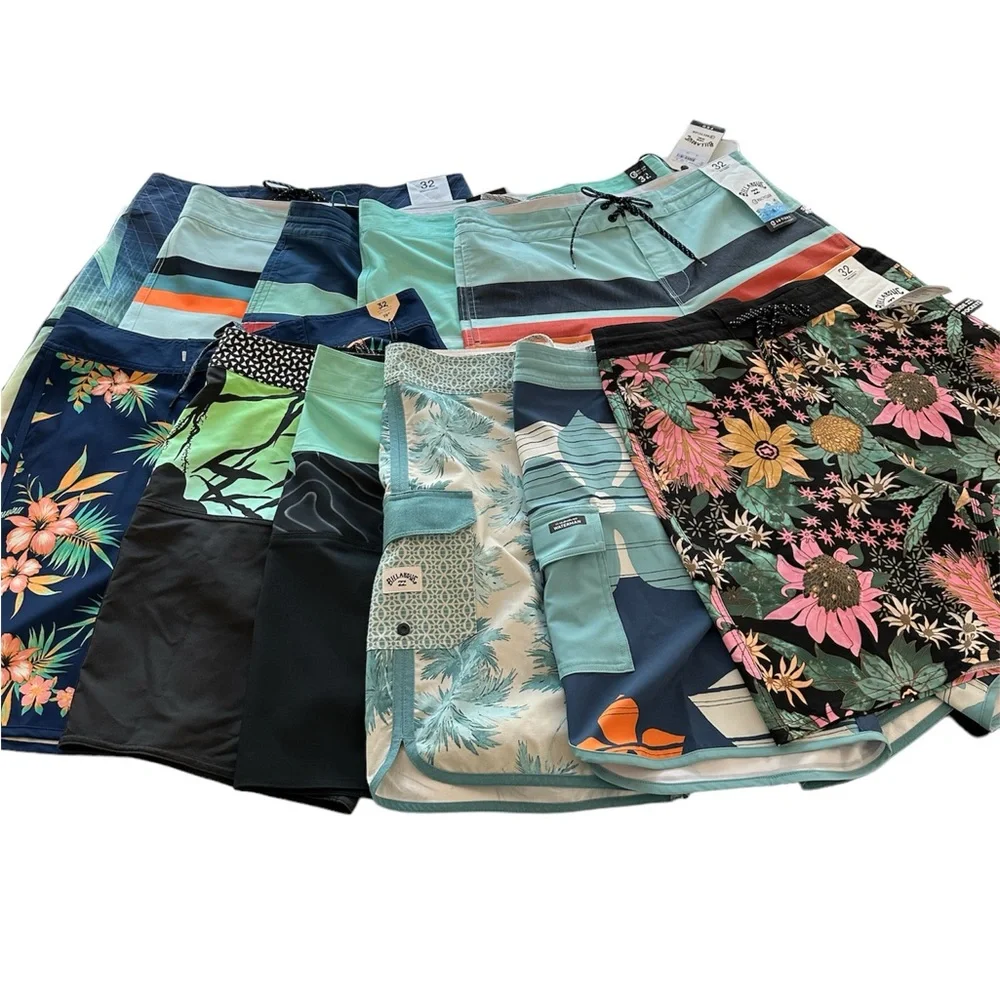 Billabong Board Shorts Swim Trunks Recycler Momentum Pro NWT Mens Size 32 Waist